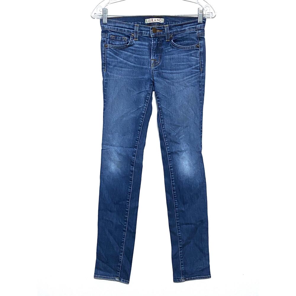 J Brand Phoebe Whiskered Skinny Straight Jeans Girls 14 Stretch Normcore Casual